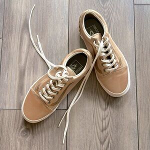 Vans Old School DX or Gold Blanc Ultra Cush Sneaker in Gold - New & Never Worn